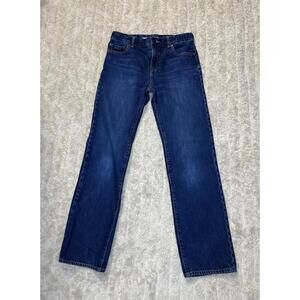 GAPKids 1969 classic slim straight medium-dark wash denim jeans Youth 14 Reg